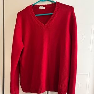 Red  Large sweater by St. John’s Bay